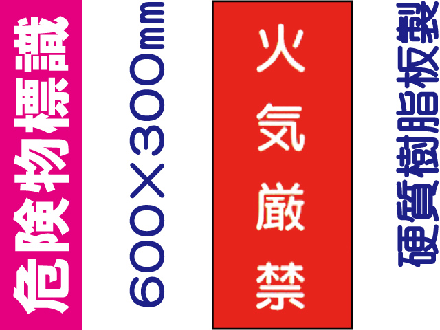 危険物標識 KE1「火気厳禁」