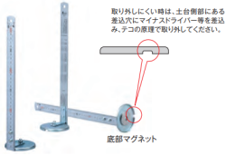マグのスケ　台座63φ×30ｃｍ（JIS規格品）　2本/セット