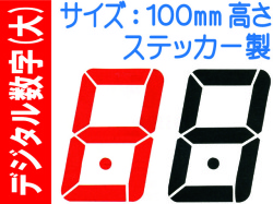 デジタル数字（大）
