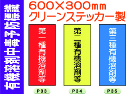 有機溶剤中毒予防標識 P33～35