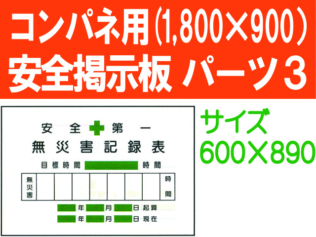 安全掲示板　パーツ３