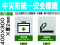 中災防統一安全標識 CM36・37