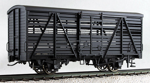 新品鉄道模型 HOゲージ 1/80 国鉄カ3000形 家畜車II 塗装済完成