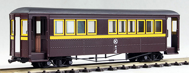 【頸城鉄道】ボギー客車　１/８０　９㎜ナロー　ホハ３ トロッコモデル 頸城鉄道】ボギー客車1/809㎜ナローホハ3 トロッコモデル