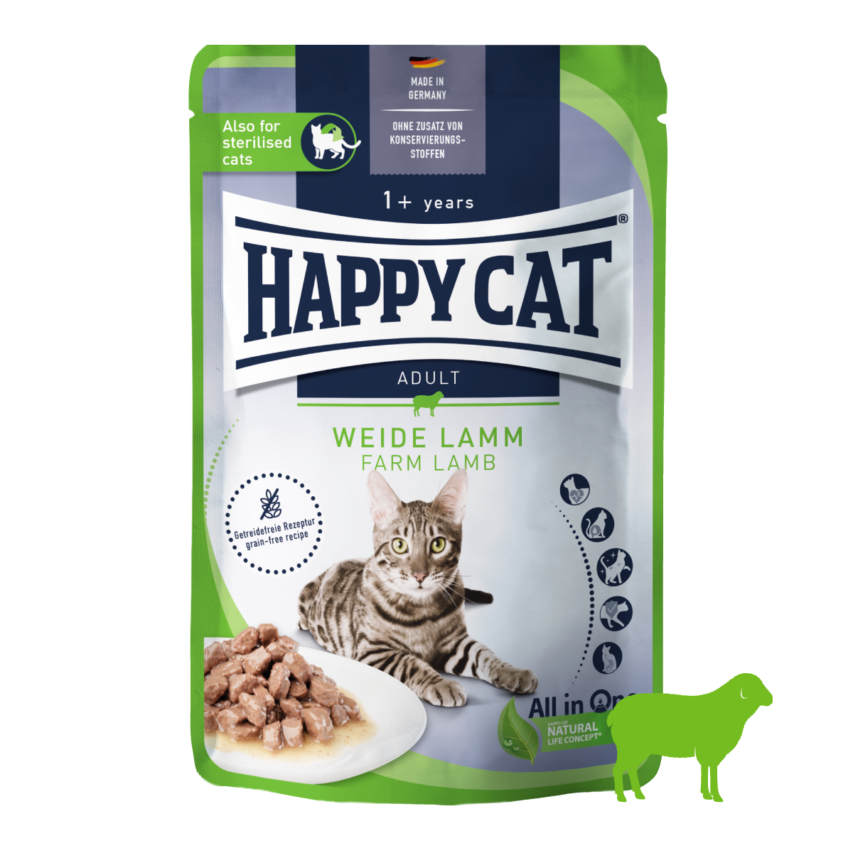 牧畜のラム　パウチ　成猫・避妊去勢