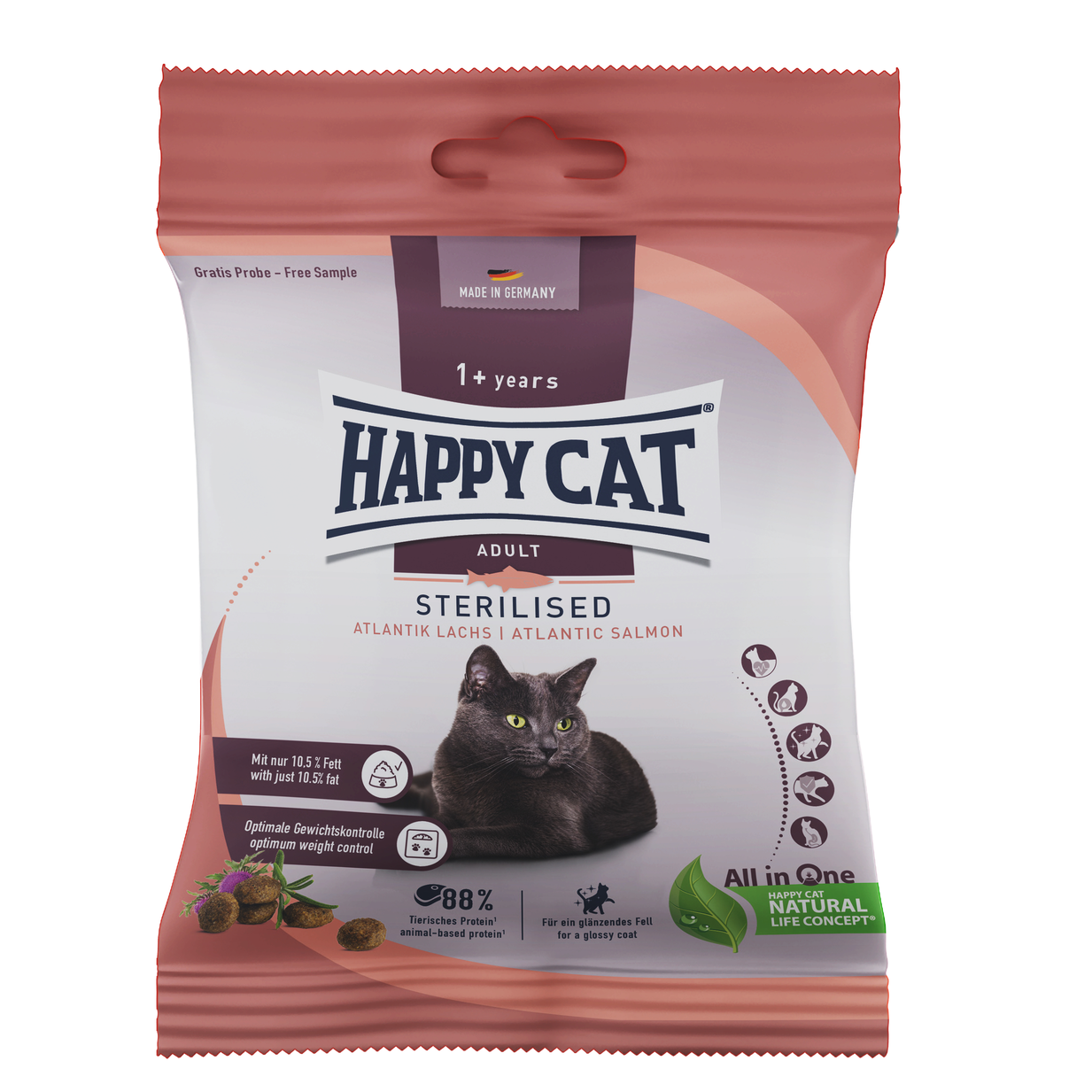 HAPPY CAT　ステアライズド（避妊去勢） 50g 【ネコポス可】