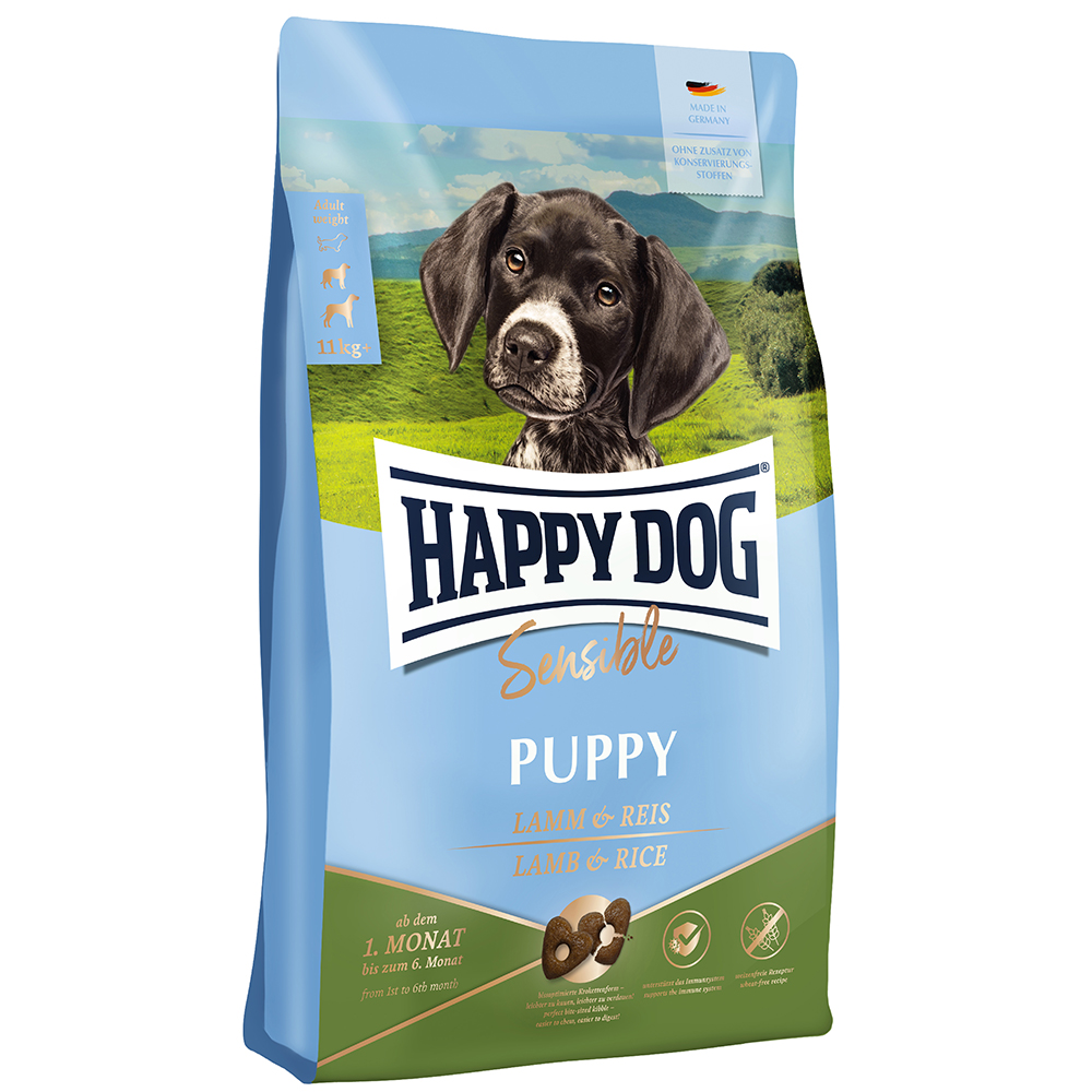 【定期購入】 HAPPY DOG パピー ラム&ライス - 1kg