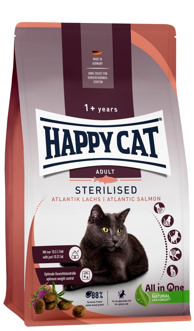 【定期購入】 HAPPY CAT　ステアライズド（避妊去勢） 1.3kg
