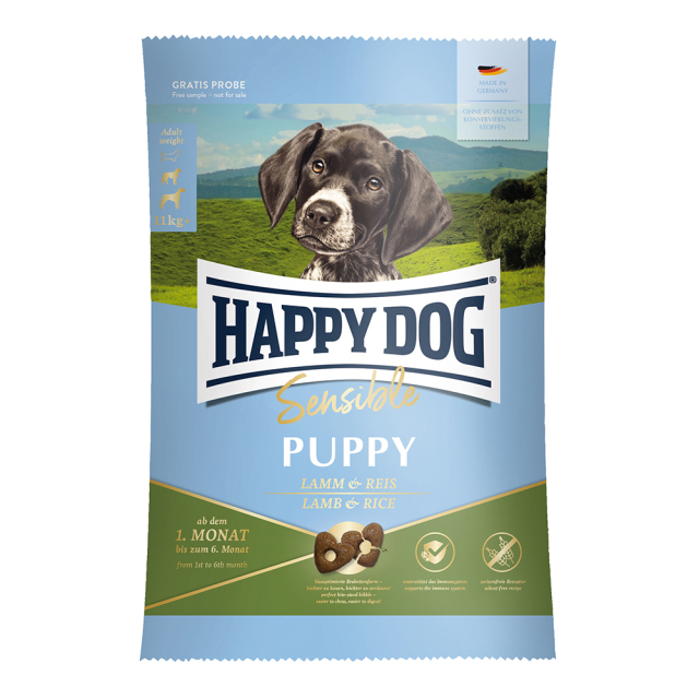 HAPPY DOG パピー ラム&ライス - 80g【ネコポス可】