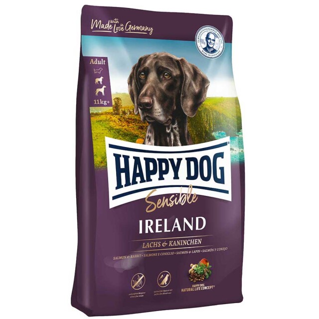 HAPPY DOG アイルランド（サーモン＆ラビット）スキンケア - 4kg