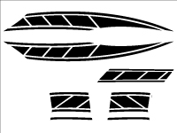 旧シグナスx用　ストロボステッカー１