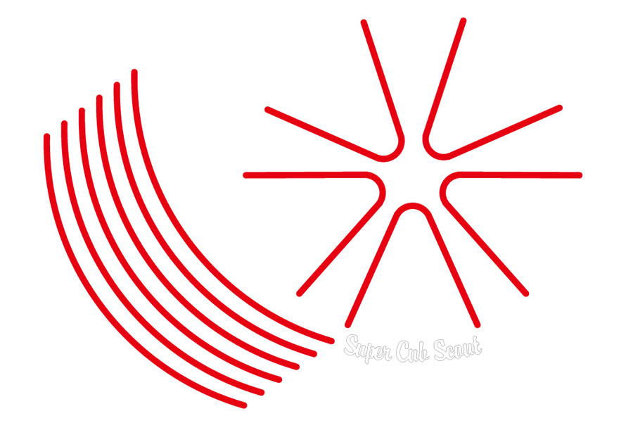 スーパーカブC125専用リムステッカー