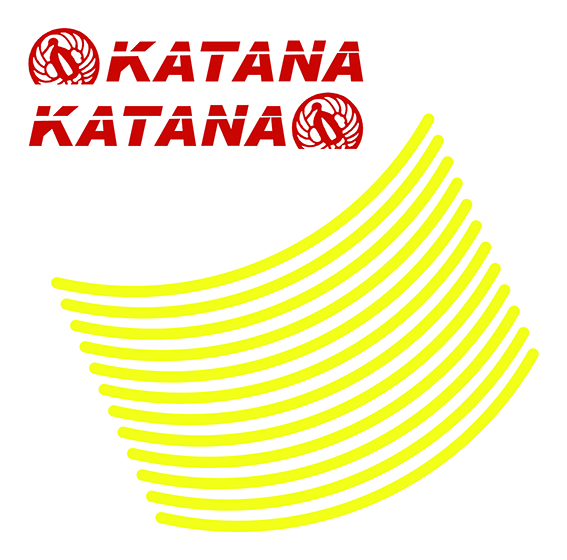 カタナ用リムステッカー