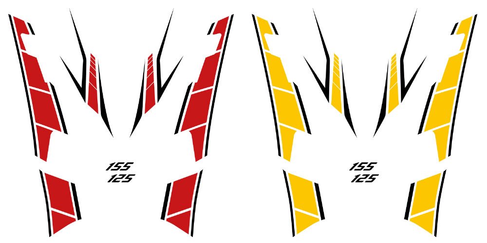 NMAX用ストロボステッカー