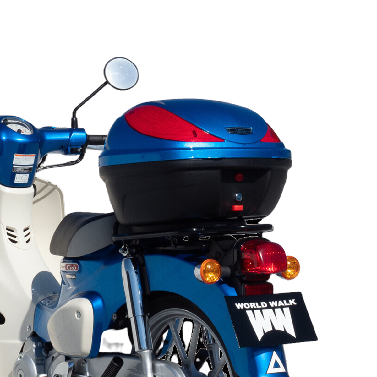 スーパーカブ110塗装リアボックス単色塗装