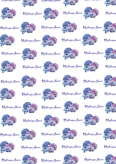 包装紙b3・アジサイ・アイコン