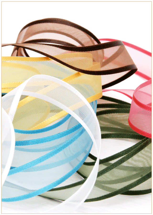 オーガンジーリボン・サイドクロス