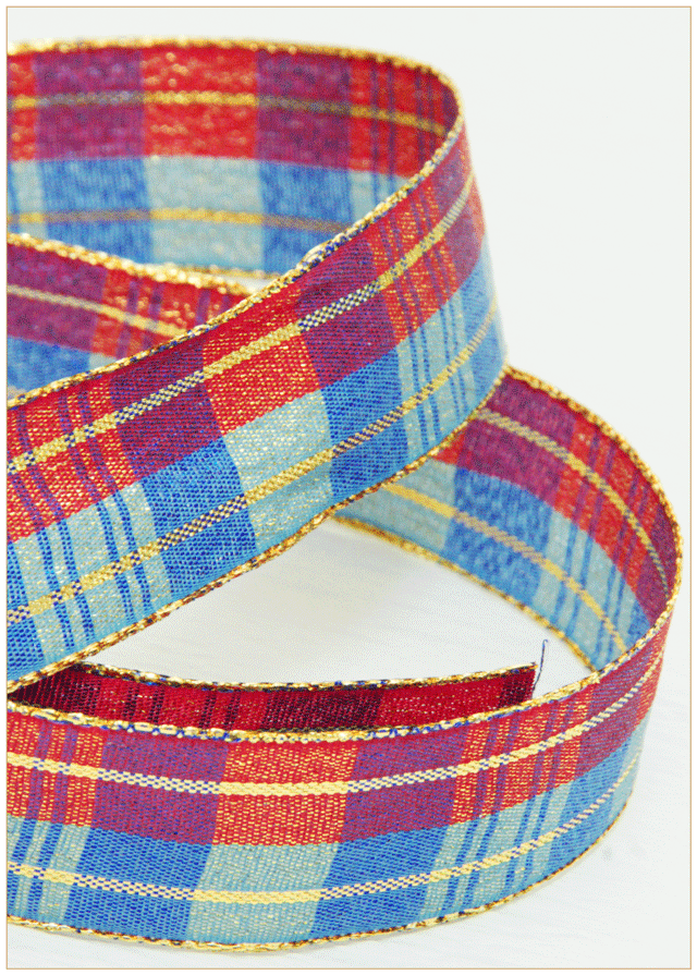 ブリリアントチェック・レッド&ブルー