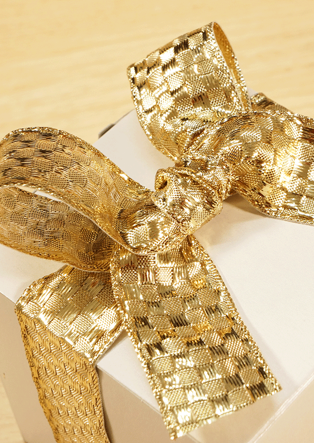 ゴールドメタルリボン5m