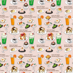 包装紙b3・昭和の人気メニュー・ラインナップ