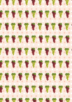 包装紙3b・ぶどう・アイコン