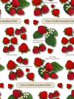 包装紙,いちご,イチゴ,ラッピングペーパー