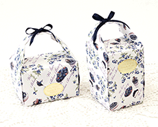 ラッピングコーディネーター集中認定クラスの持ち手包みサンプル