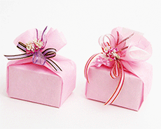 不織布包みのサンプル