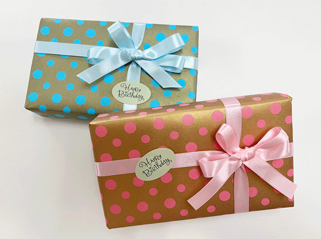 ギフトラッピング資格取得クラスの作品