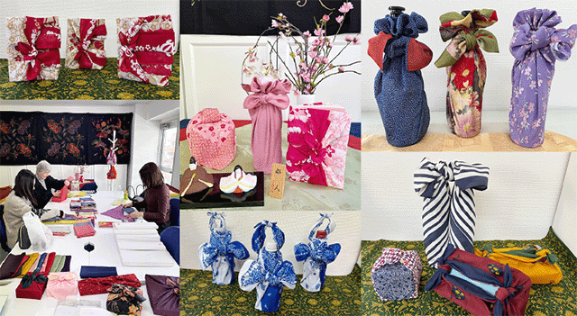 風呂敷教室の作品