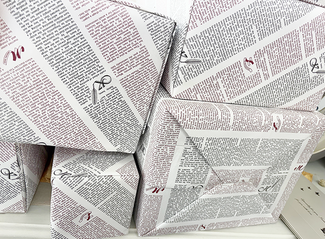 大箱ラッピング教室で包んだ大箱