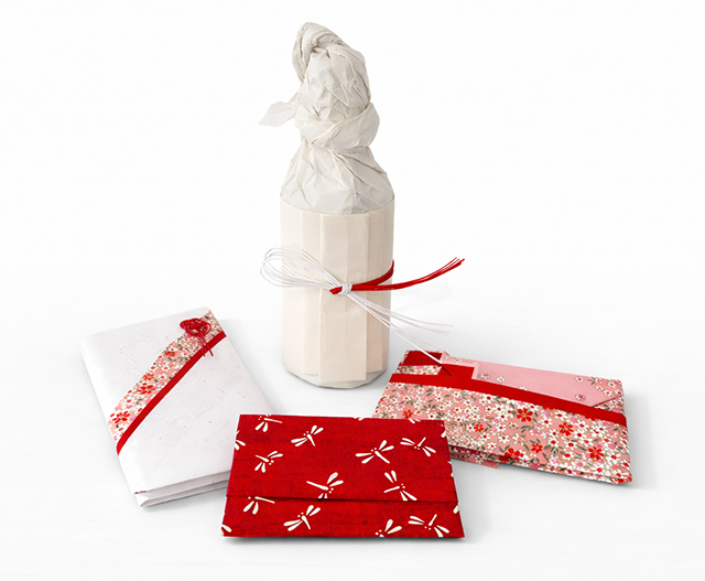 和風ラッピング集中認定クラスの作品