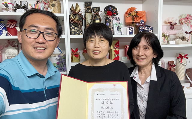 ラッピングコーディネーター資格取得クラスの受講生のみなさん
