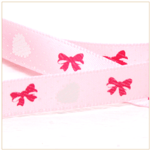 ハート&リボン柄リボン-3