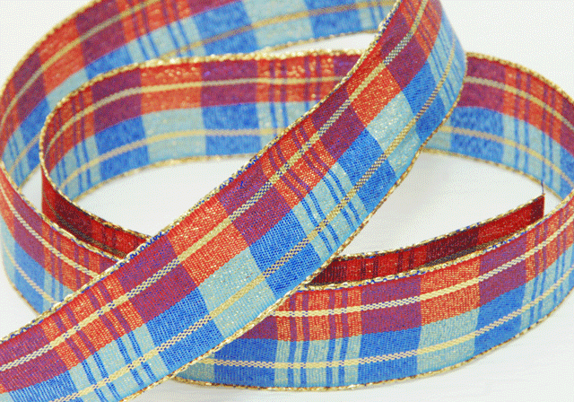 ブリリアントチェック・レッド&ブルー