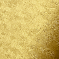 フラワー押し柄包装紙・金