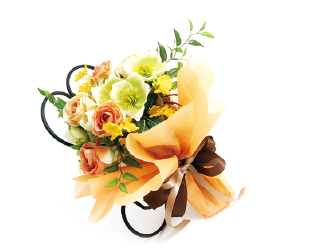 花形包み・花束