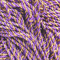 組紐・紫&ゴールド