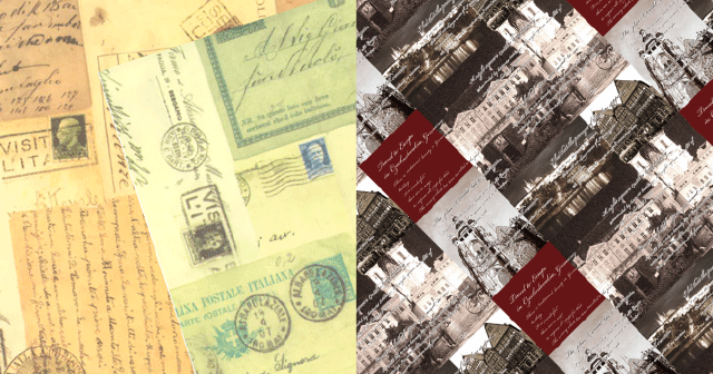 海外の雰囲気のある包装紙