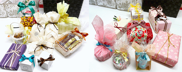 スイーツラッピングの作品
