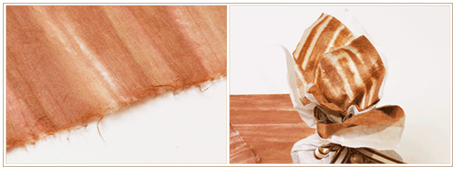 和紙・柳絞り染め