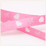 ハート&リボン柄リボン-1