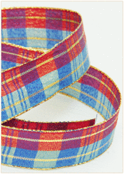 ブリリアントチェック・レッド&ブルー