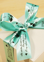 猫柄リボン・ペパーミントグリーン