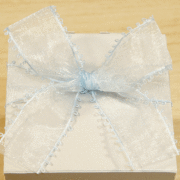 オーガンジーリボン・サイドループ・ライトブルー