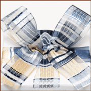 ラッピング 用品 リボン チェック柄 オーガンジー