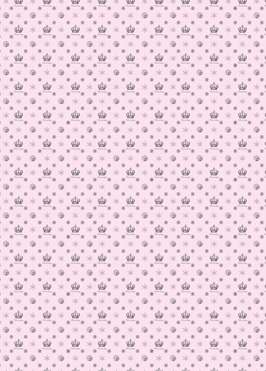 クラウン,王冠,包装紙,柄,ピンク,ラッピングペーパー