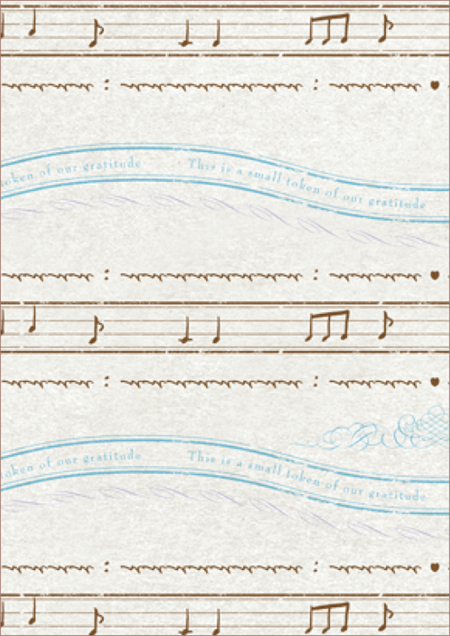 音符,柄,包装紙,ラッピングペーパー,オリジナル