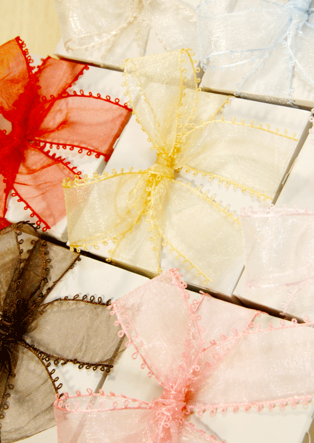 オーガンジーリボン・サイドループ