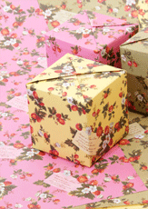 ラッピングペーパー,包装紙,ストロベリーラブ,画像